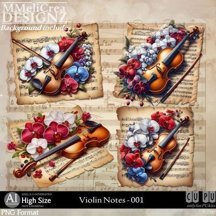 MMD - AI - Violin Notes - CU001