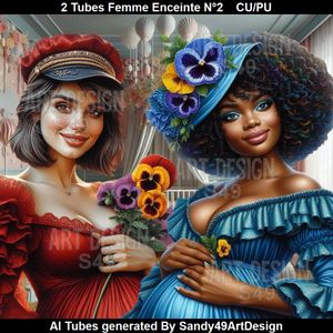 SAD - 2 Tubes Femme Enceinte N°2