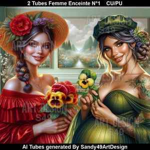 SAD - 2 Tubes Femme Enceinte N°1