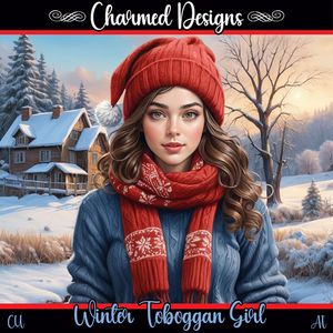 CD- Winter Toboggan Girl