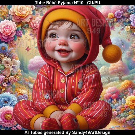 SAD - Tube Bébé Pyjama N°10