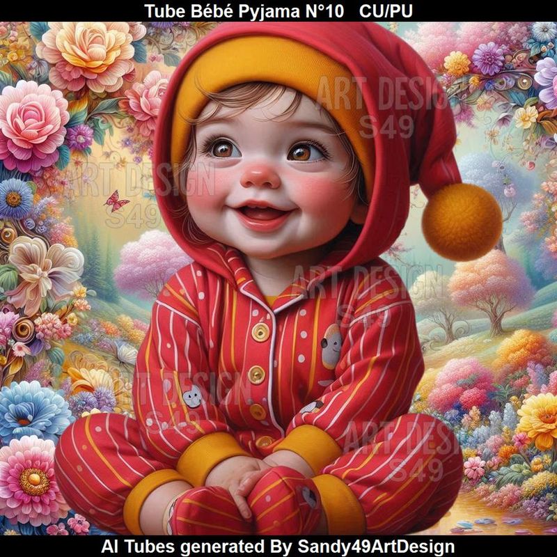 SAD - Tube Bébé Pyjama N°10
