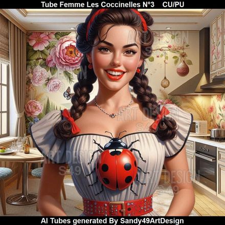 SAD - Tube Femme Les Coccinelles N°3