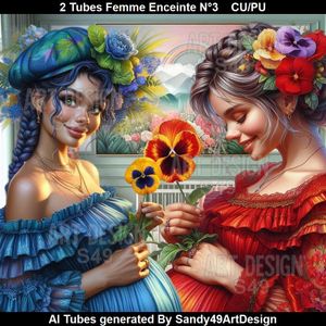 SAD - 2 Tubes Femme Enceinte N°3