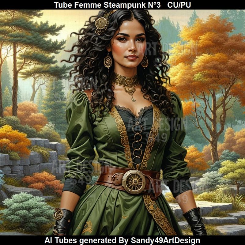 SAD - Tube Femme Steampunk N°3