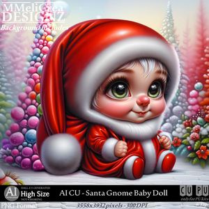 MMD - AI - CU Santa Gnome Baby Doll