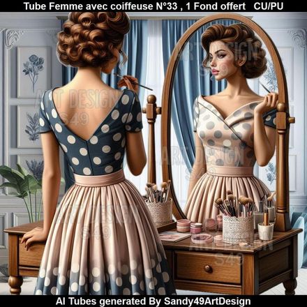 SAD - Tube Femme avec coiffeuse N°33