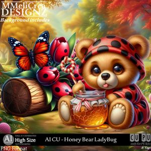 MMD - AI - CU Honey Bear LadyBug