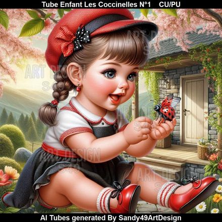 SAD - Tube Enfant Les Coccinelles N°1