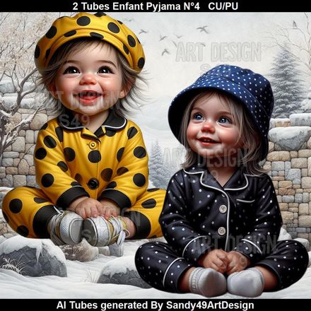 SAD - 2 Tubes Enfant Pyjama N°4