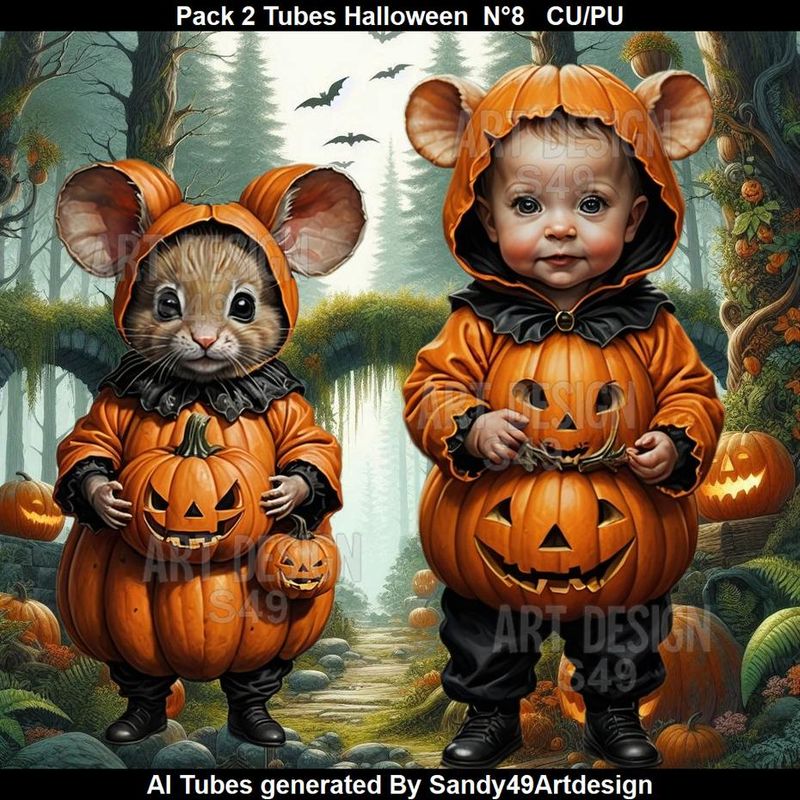 SAD - Pack 2 Tubes Halloween  N°8
