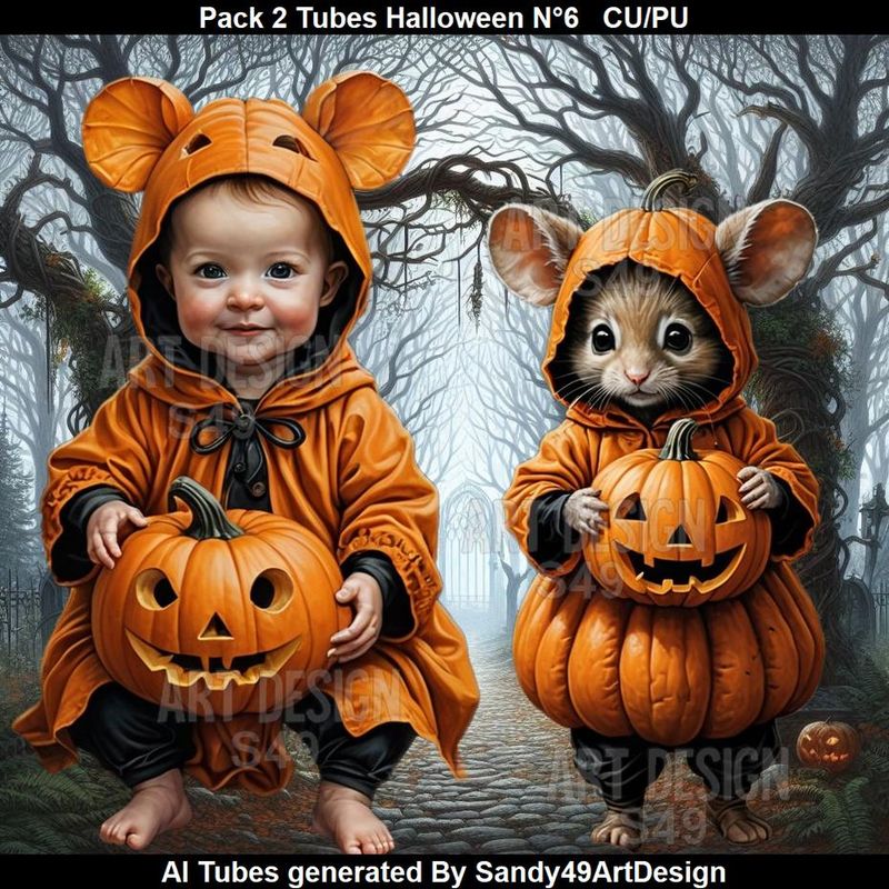 SAD - Pack 2 Tubes Halloween  N°6