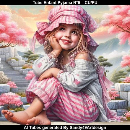 SAD - Tube Enfant Pyjama N°5
