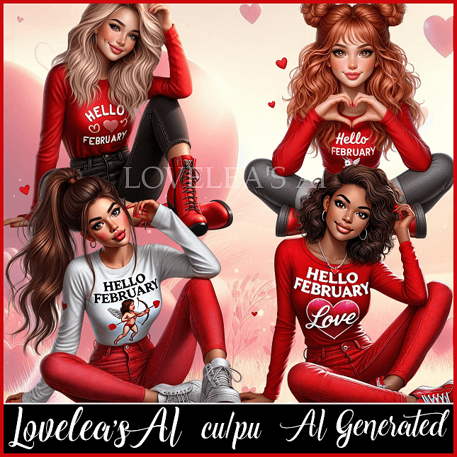 LA-HELLO FEBRUARY RED PACK