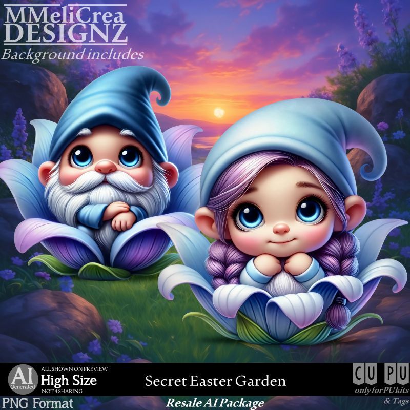 MMD - CU - AI - RPACK Secret Easter Garden