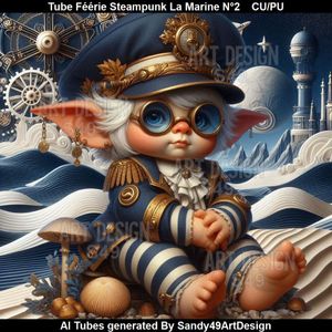 SAD - Tube Féérie Steampunk La Marine N°2