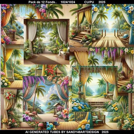 SAD - Pack 12 Fonds Eté