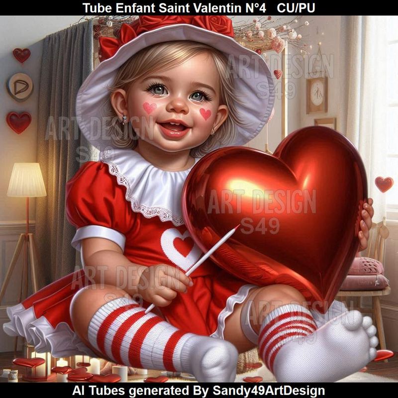 SAD - Tube Enfant Saint Valentin N°4