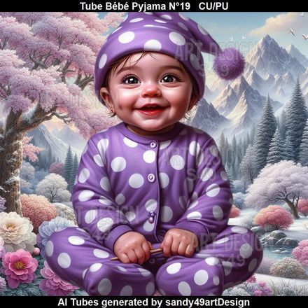SAD - Tube Bébé Pyjama N°19