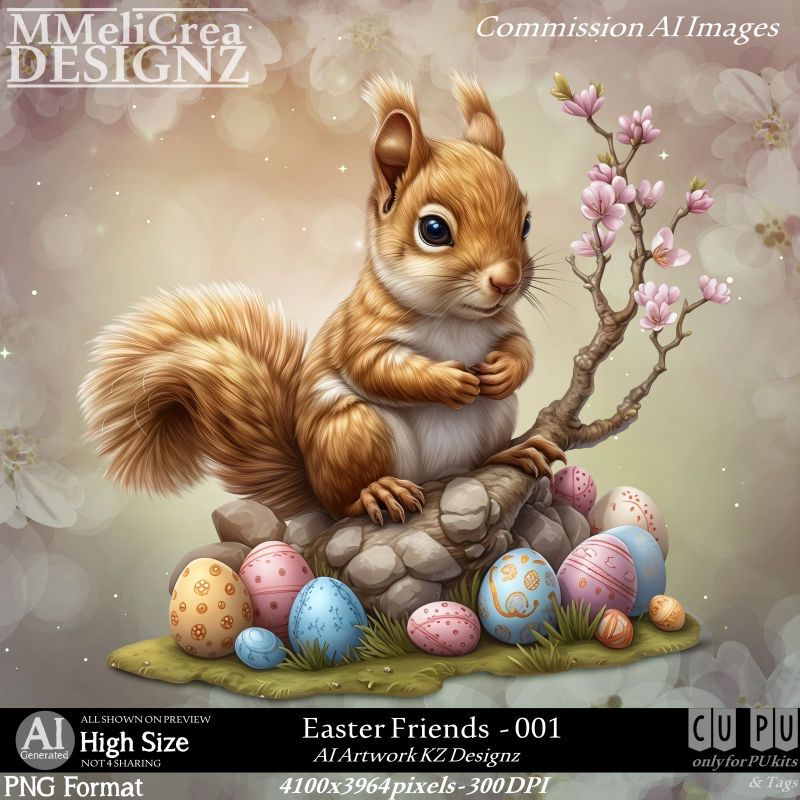 MMD - AI - Easter Friends - CU001