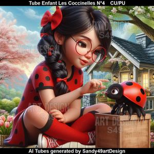 SAD - Tube Enfant Les Coccinelles N°4