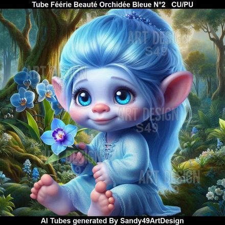 SAD - Tube Féérie Beauté Orchidée Bleue N°2