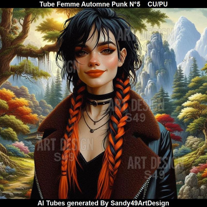 SAD - Tube Femme Automne Punk N°5