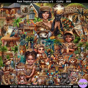 SAD - Pack Tropical Jungle Fantasy N°3