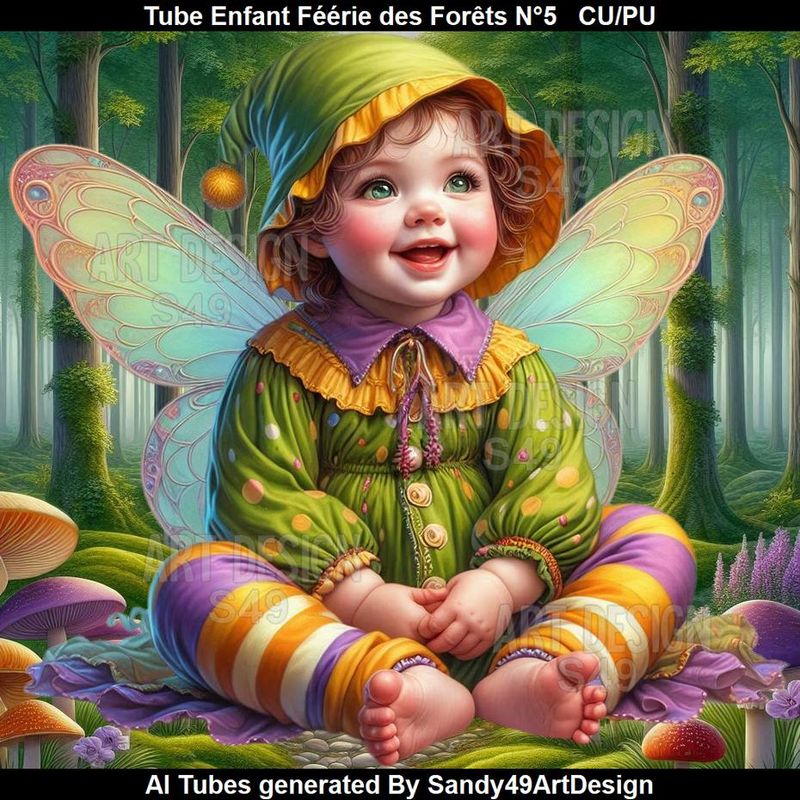 SAD - Tube Enfant Féérie des Forêts N°5