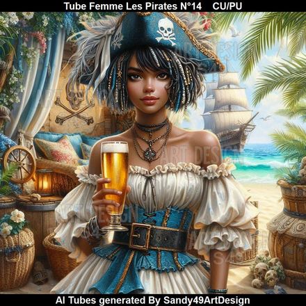 SAD - Tube Femme Les Pirates N°14