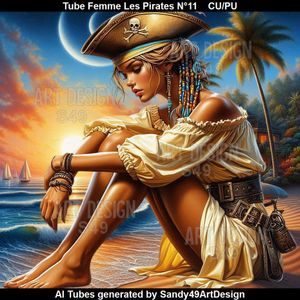 SAD - Tube Femme Les Pirates N°11