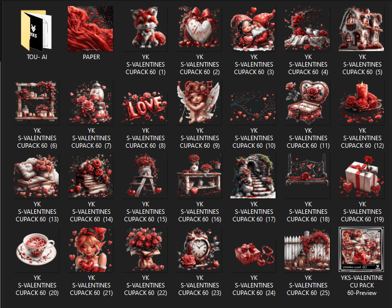 YKS-Valentine cu pack 60
