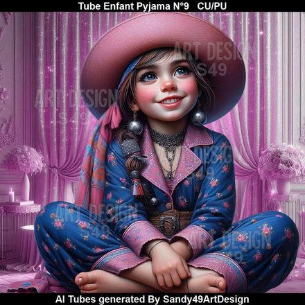SAD - Tube Enfant Pyjama N°9