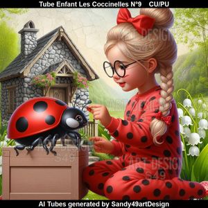 SAD - Tube Enfant les Coccinelles N°9
