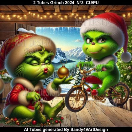 SAD - 2 Tubes Grinch 2024  N°3