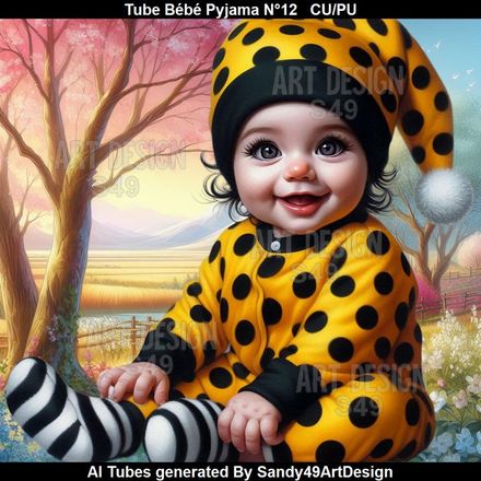 SAD - Tube Bébé Pyjama N°12