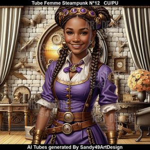 SAD - Tube Femme Steampunk N°12