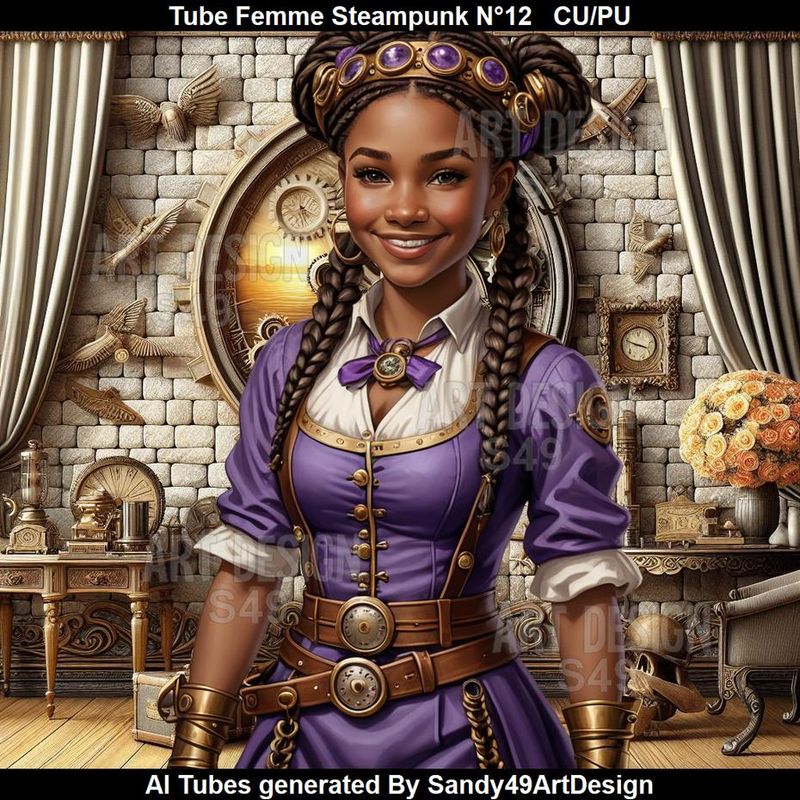 SAD - Tube Femme Steampunk N°12