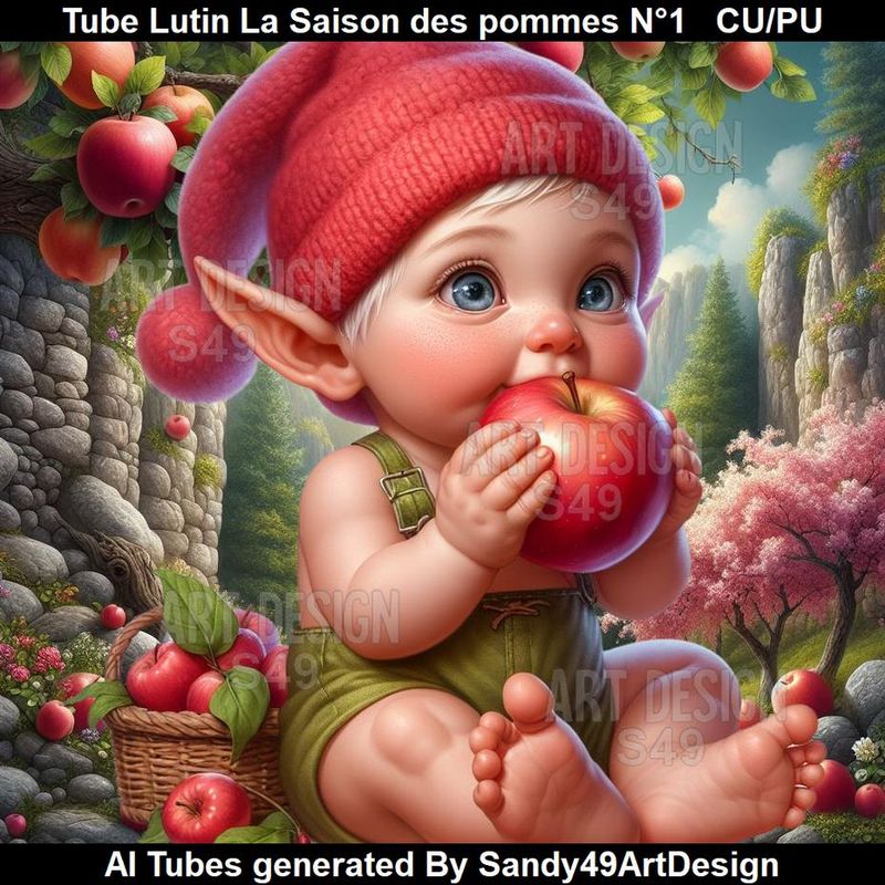 SAD - Tube Lutin La Saison des pommes N°1