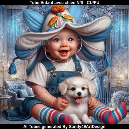 SAD - Tube Enfant avec chien N°9