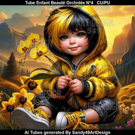 SAD - Tube Enfant Beauté Orchidée N°4