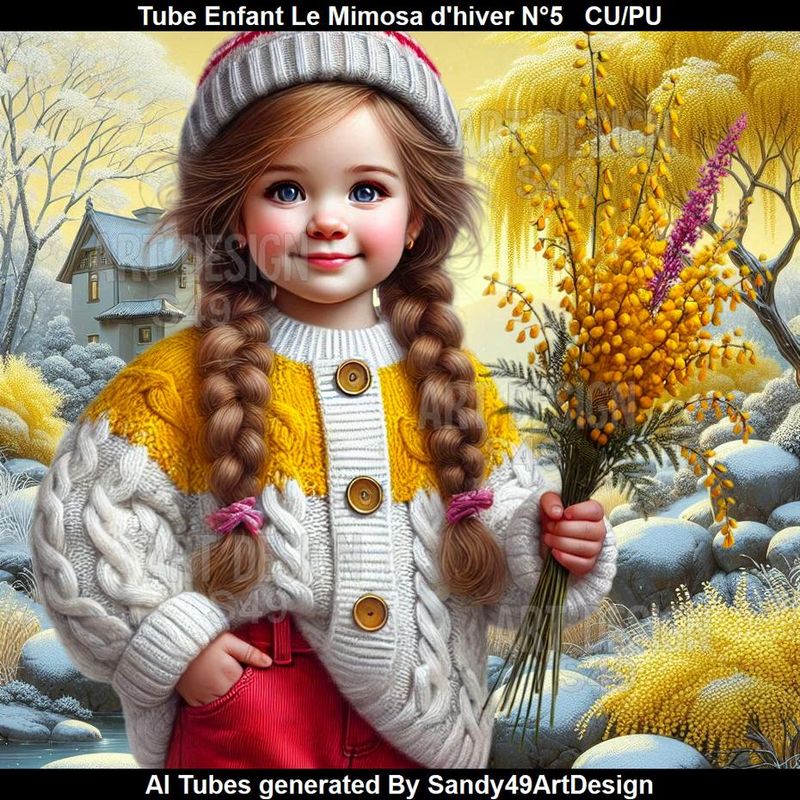 SAD - Tube Enfant Le Mimosa d&#x27;hiver N°5