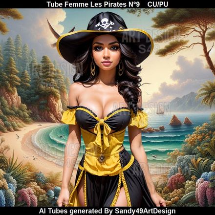 SAD - Tube Femme Les Pirates N°9