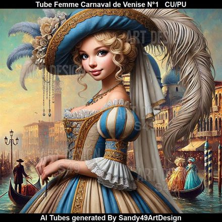 SAD - Tube Femme Carnaval de Venise N°1