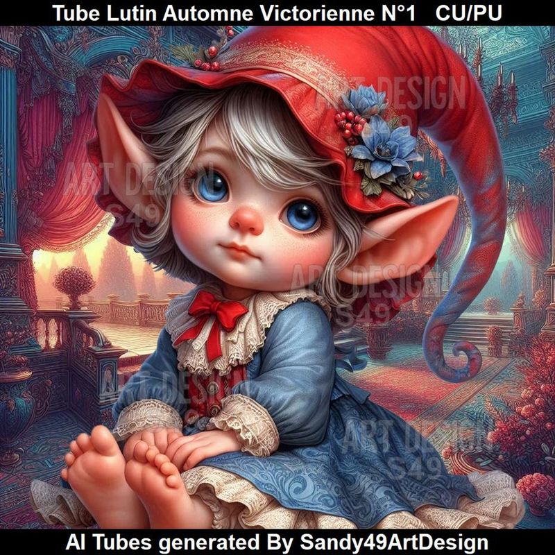 SAD - Tube Lutin Automne Victorienne N°1