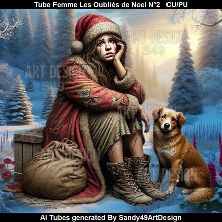 SAD - Tube Femme Les Oubliés de Noel N°2