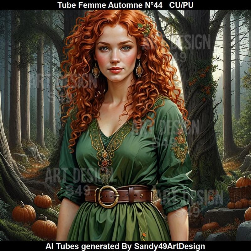 SAD - Tubes Femme Automne N°44