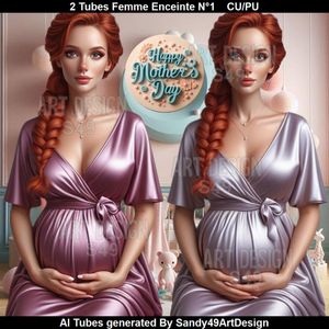 SAD - 2 Tubes Femme Enceinte N°1