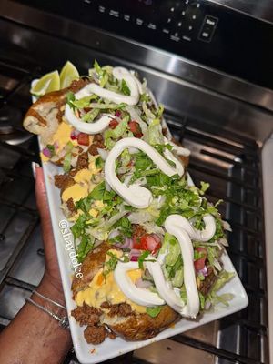 Loaded Taco Baked Potatoes
