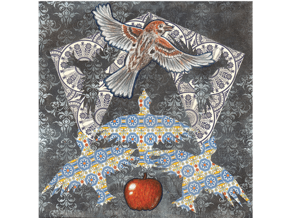 Flying Sparrow fine art giclee print